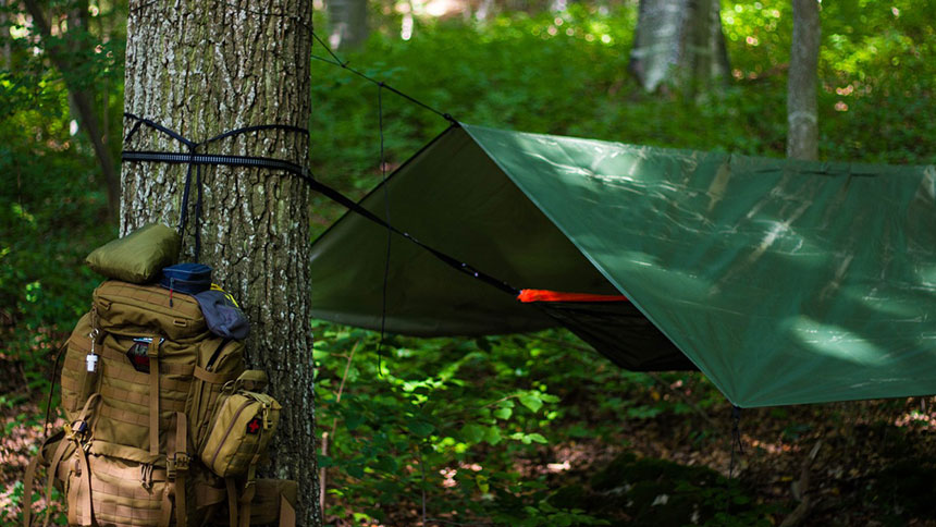 abris de survie en forêt