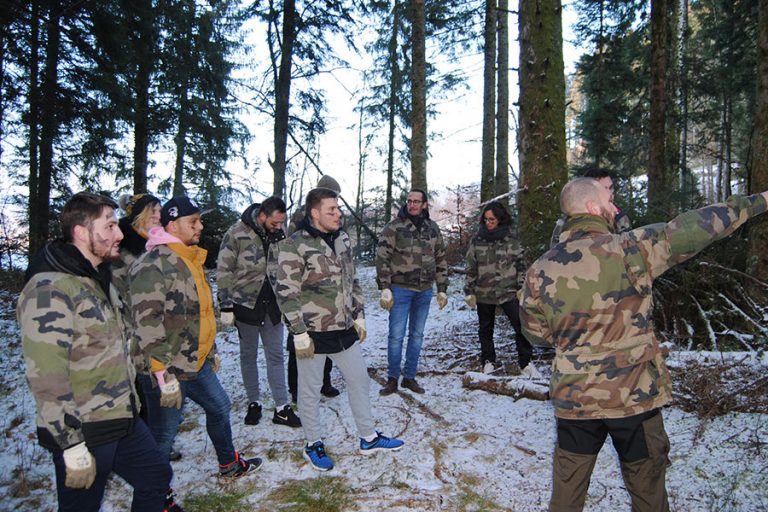 groupe team building dans les Vosges